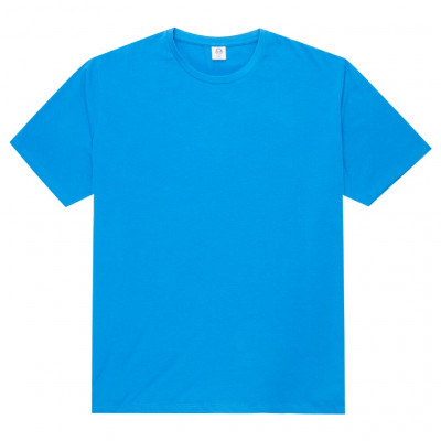 Blue elastane t-shirt